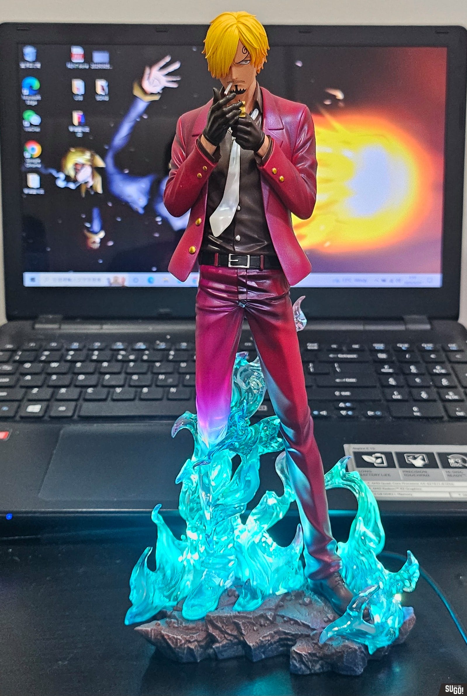 Click to view full screen LX Studio One Piece Sanji 2.0 (Purple) 1/6 GK Statue photo review