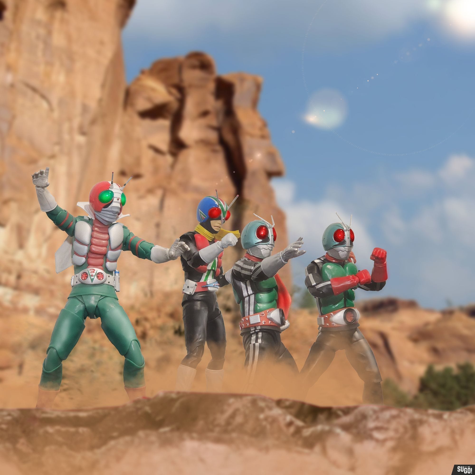 Bandai S.H.Figuarts Shinkocho Kamen Rider No.2 50th Anniversary Ver. Action Figure photo review