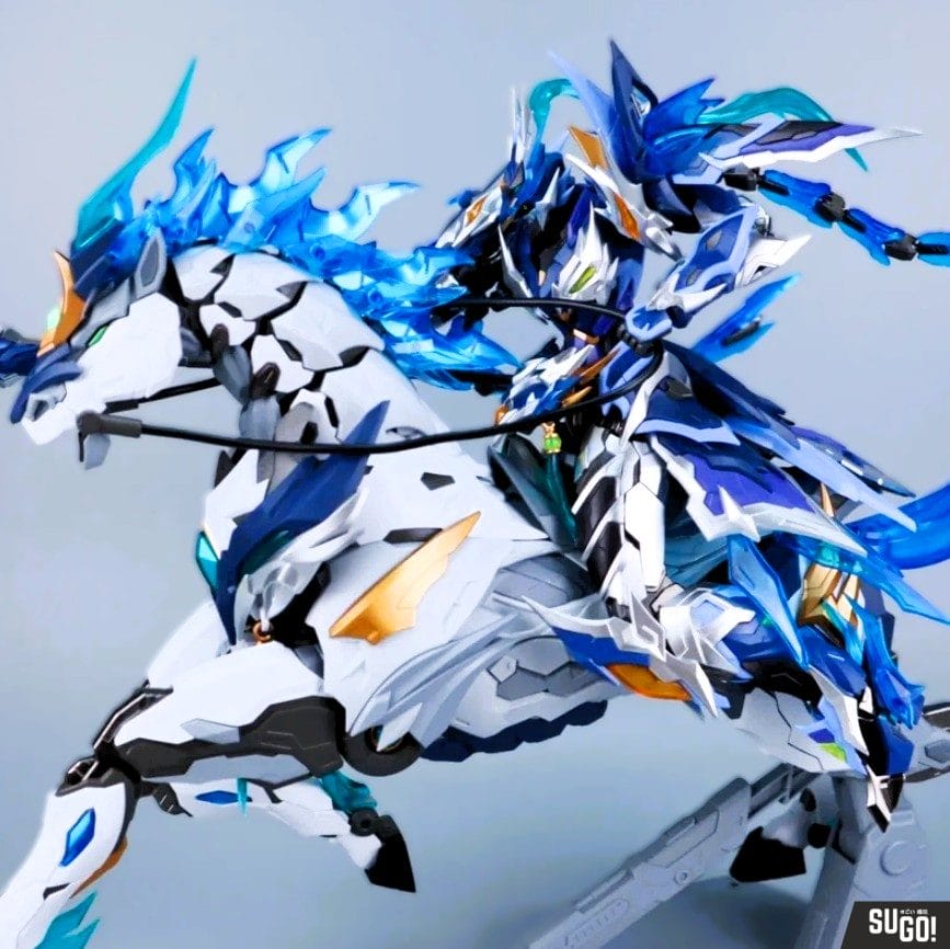 Motor Nuclear Zhao Yun With Horse Mount Mecha Diecast Model Kit photo review