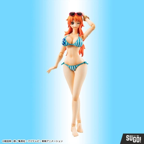 MegaHouse Variable Action Heroes One Piece Nami (Summer Vacation) (Reissue) Action Figure