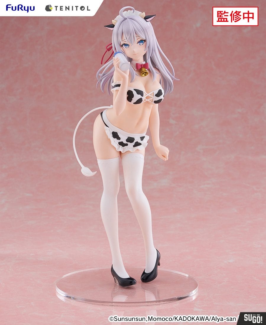 FuRyu Tenitol Tall -Alya- Cow Costume Ver. (Alya Sometimes Hides Her Feelings in Russian) PVC Figure