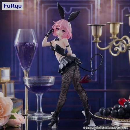 FuRyu To Love Ru Momo Black Bunny Girl Bicute Series PVC Figure