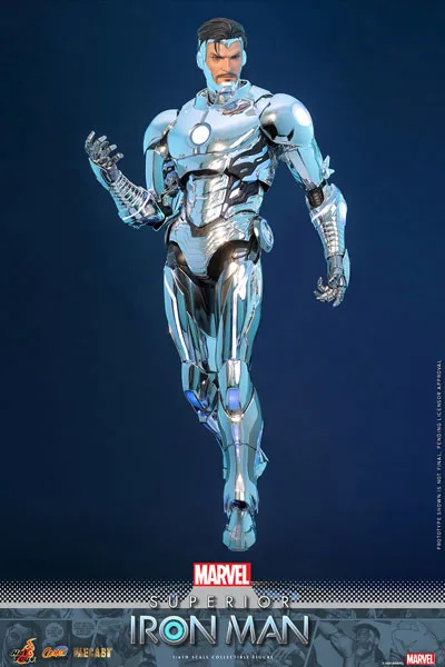 Hot Toys Marvel Comics Superior Iron Man Comic Masterpiece Diecast CMS026D73 1/6 Action Figure