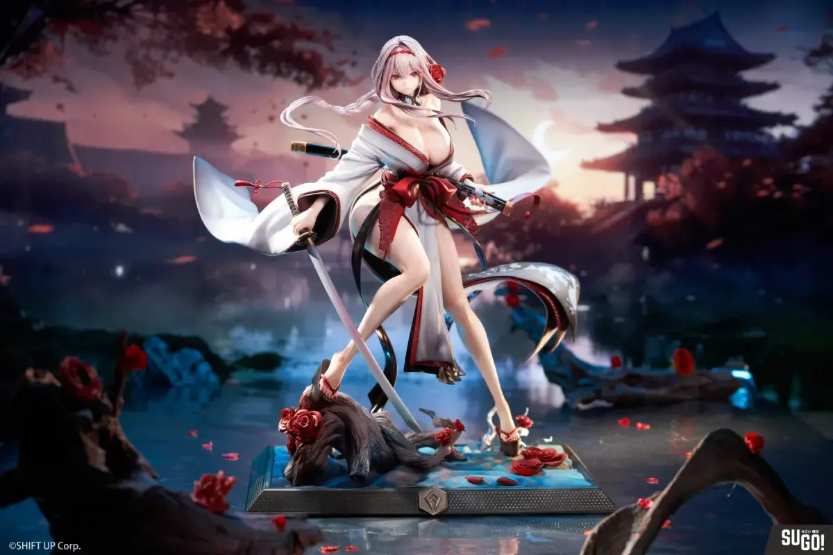 Hobby Sakura Goddess of Victory Nikke New Hope Honglian Shadow Lianhua Deluxe Ver.(Hang pictures) 1/4 PVC Figure