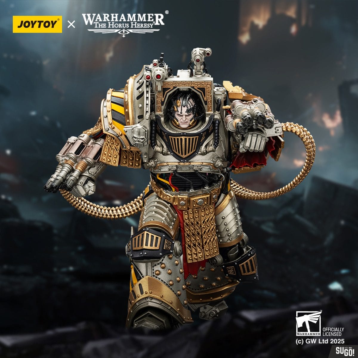 Joy Toy JT01819 Warhammer The Horus Heresy Iron Warriorsperturabo Primarch of The Lvth Legion 1/18 Action Figure