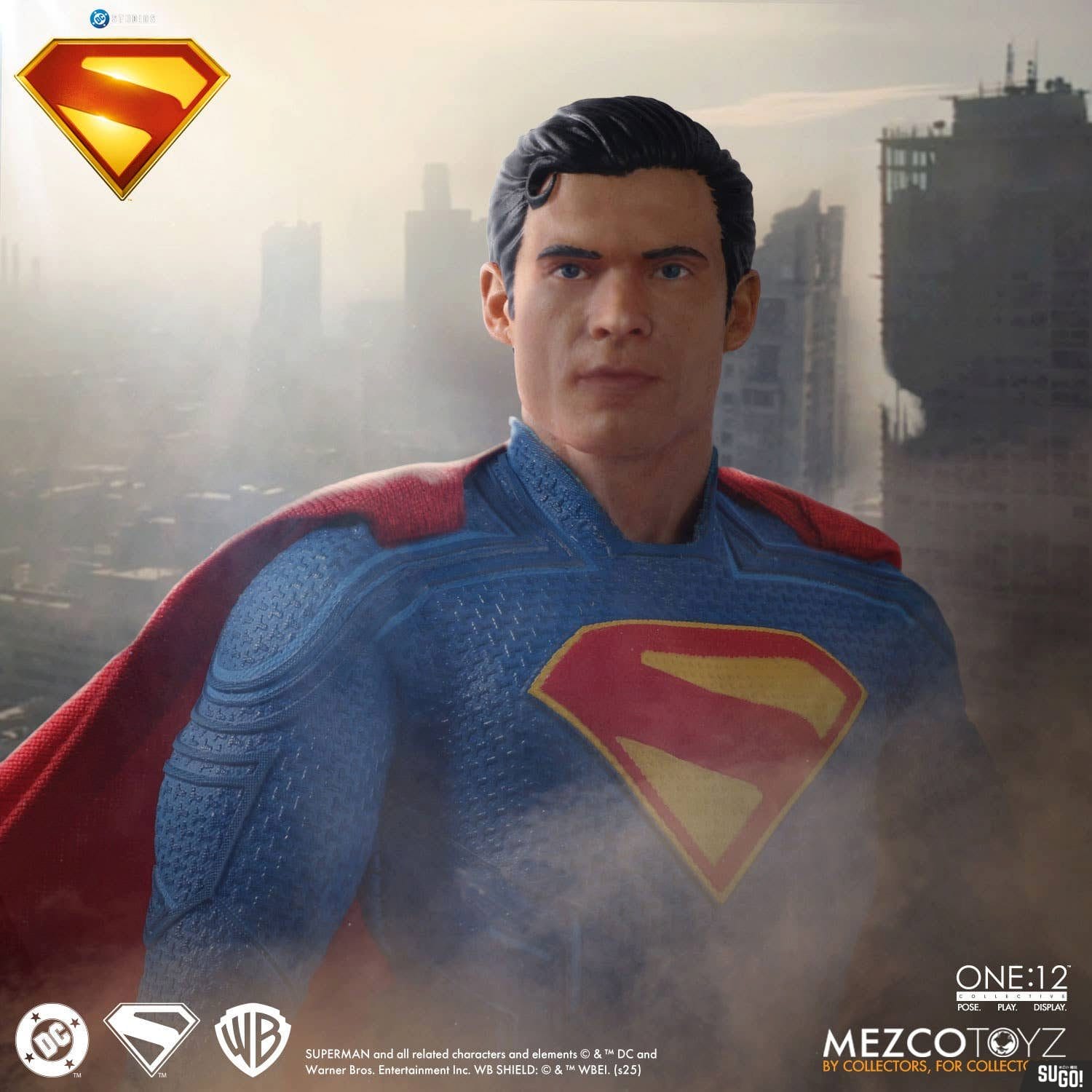 Mezco Toys One:12 Collective / Superman 2025: Superman With Krypto 1/12 Action Figure