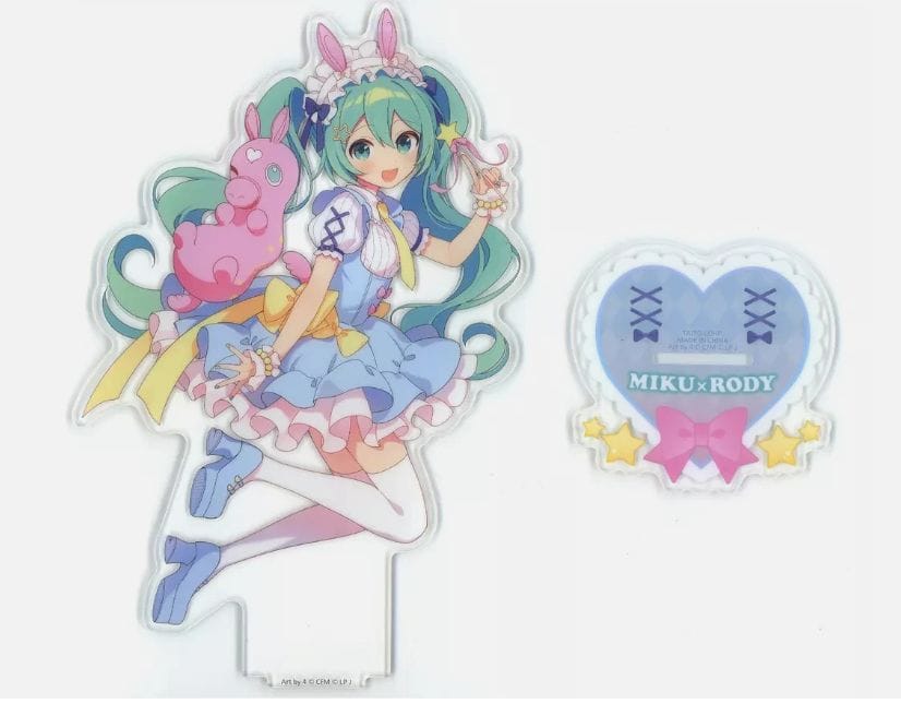 Taito Hatsune Miku × Rody Newly Drawn Big 39 / Thank You & Fai A Ver. Acrylic Stand Goods