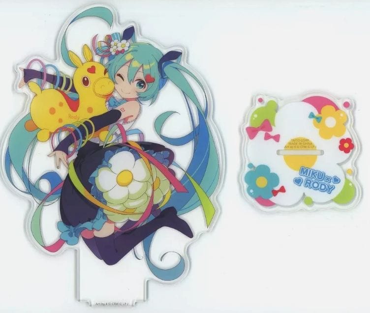 Taito Hatsune Miku × Rody Newly Drawn Big 39 / Thank You & Fai B Ver. Goods
