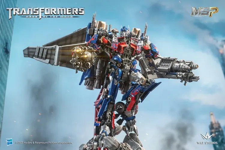 Way Studios Transformers: Dark of The Moon Msp Series Winged Optimus Prime (Ultimate Edition) 40cm(H) Licensed Statue