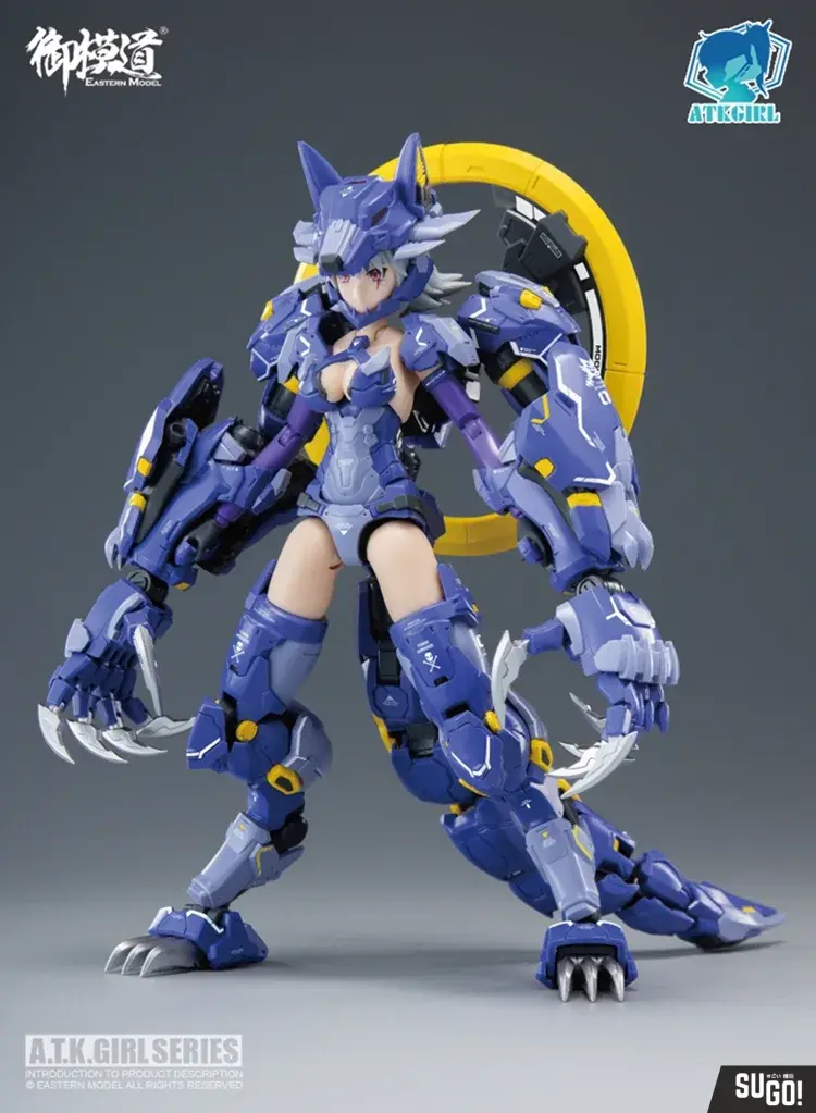 E-model EM2023003 A.T.K Girl Fenrir Reissue 1/12 Model Kit
