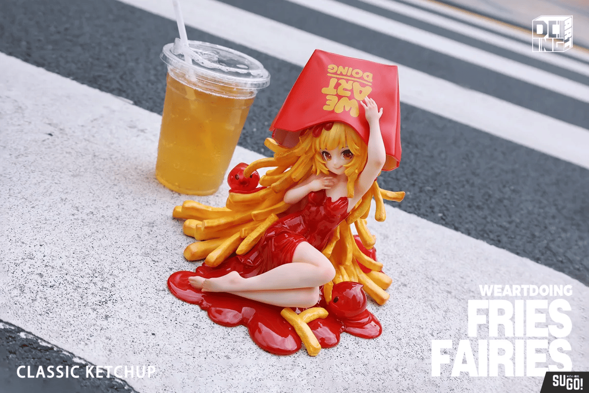 WeArtDoing Fries Girl Ketchup Ver. PVC Figures