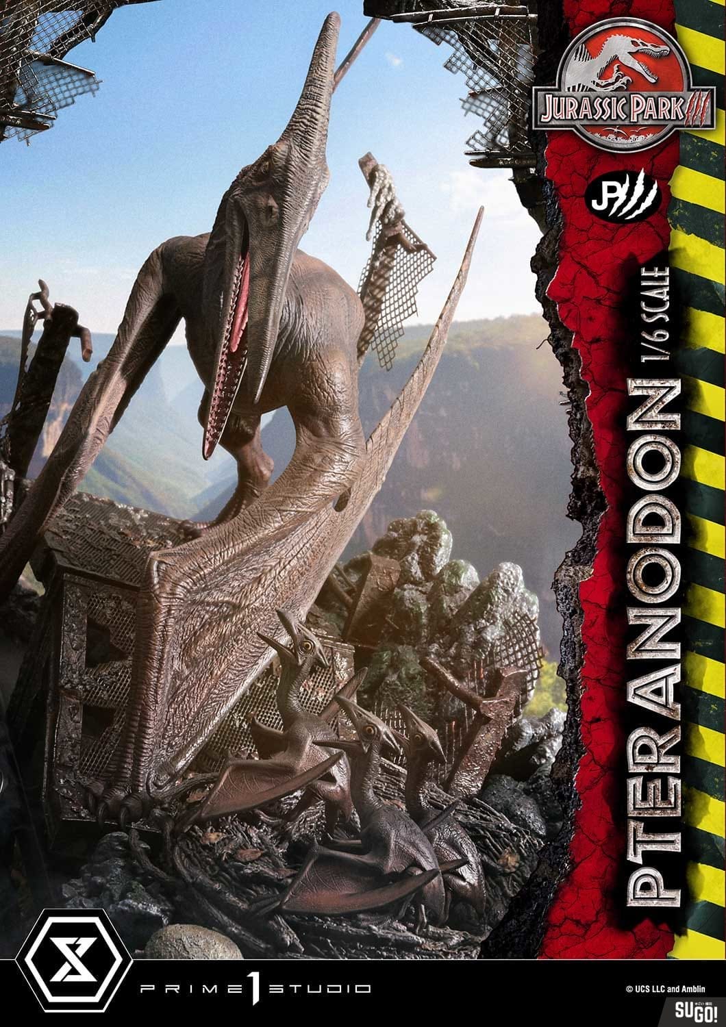 Prime 1 Studio LMCJWF-02 Legacy Museum Collection Jurassic Park Iii (Film) Pteranodon Regular Ver. 1/6 Licensed Statue