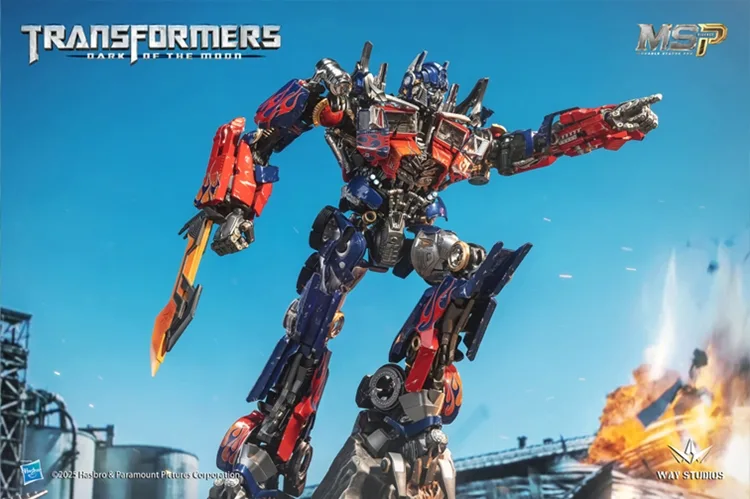 Way Studios Transformers: Dark of The Moon Msp Series Winged Optimus Prime (Standard Ver.) 40cm(H) Licensed Statue