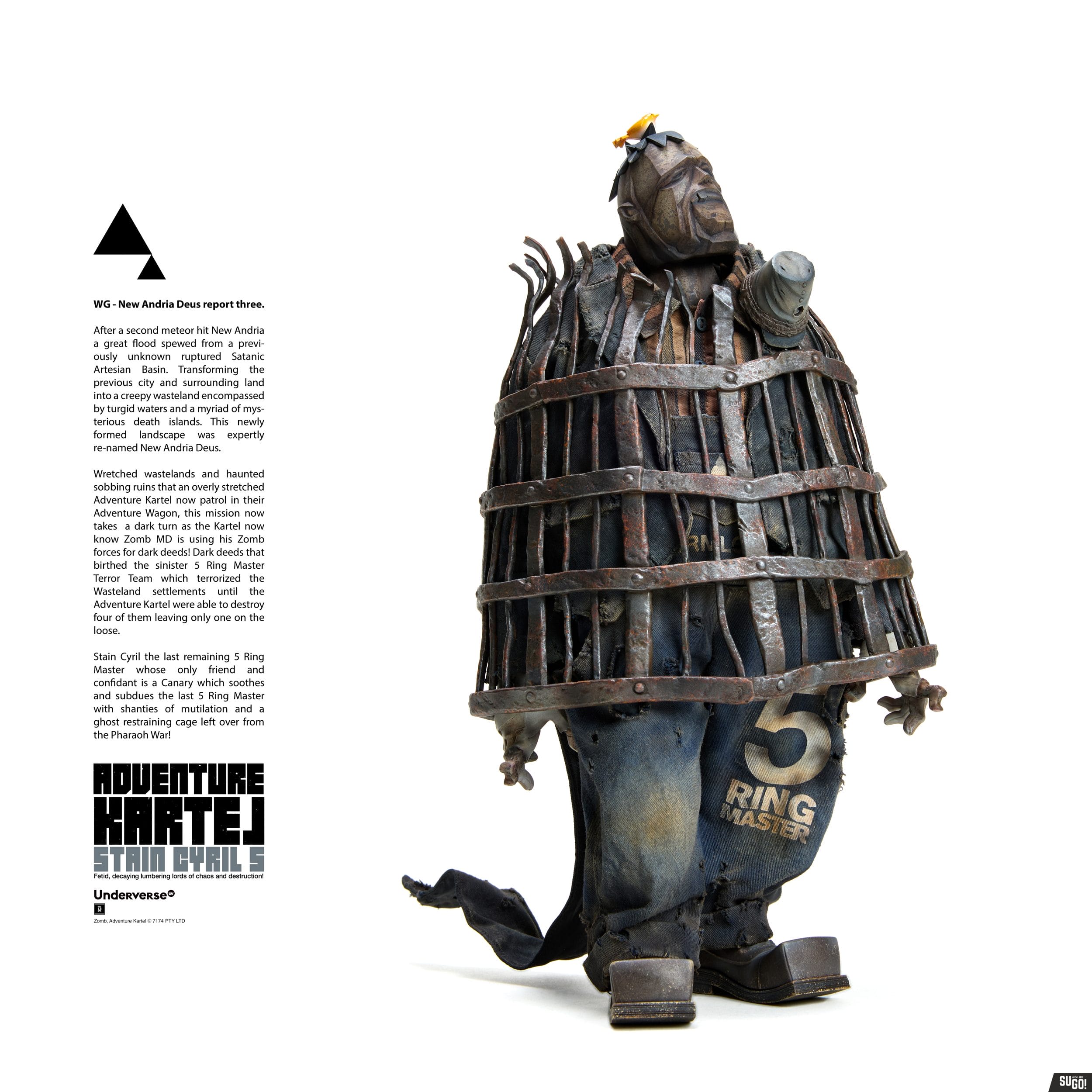 Underverse UV202510 Adventure Kartel 5 Ring Master - Stain Cyril 1/6 Action Figure