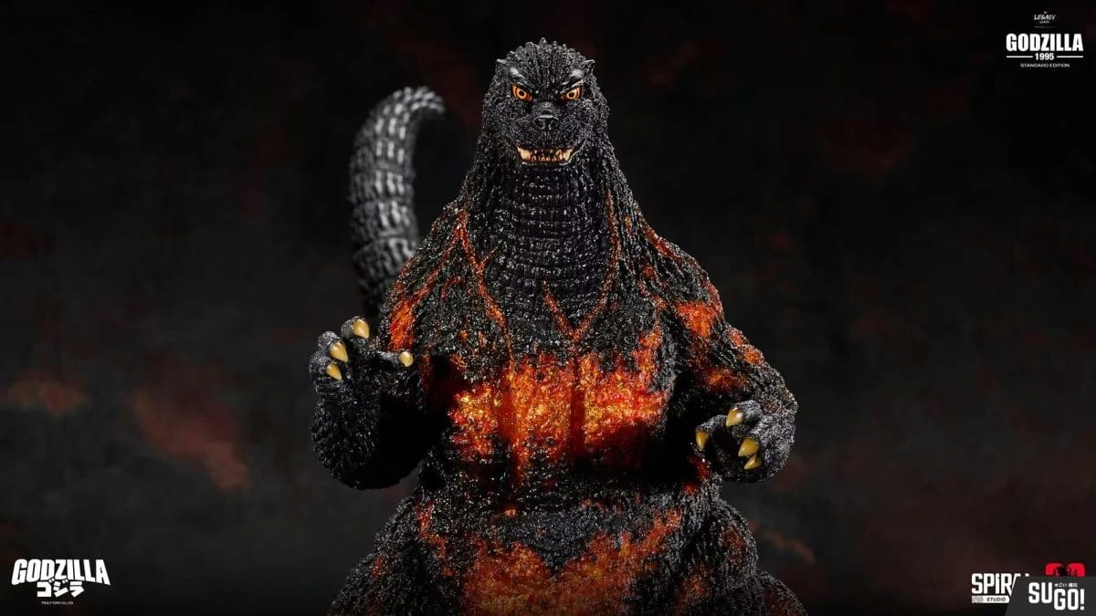 Spiral TLSTK-GZ008A Godzilla 1995 Closed Mouth Deluxe Ver. Legacy Series 55cm(H) Licensed Statue