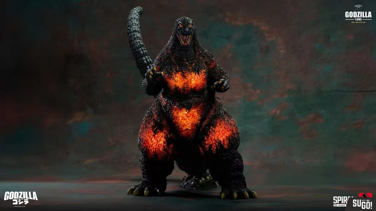 Spiral TLSTK-GZ008B Godzilla Godzilla 1995 Roaring Deluxe Ver. Legacy Series 55cm(H) Licensed Statue