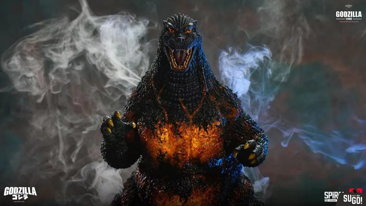 Spiral TLSTK-GZ009B Godzilla Godzilla (1995) Legacy Series 30th Anniversary Edition Roaing Ver. 55cm(H) Licensed Statue