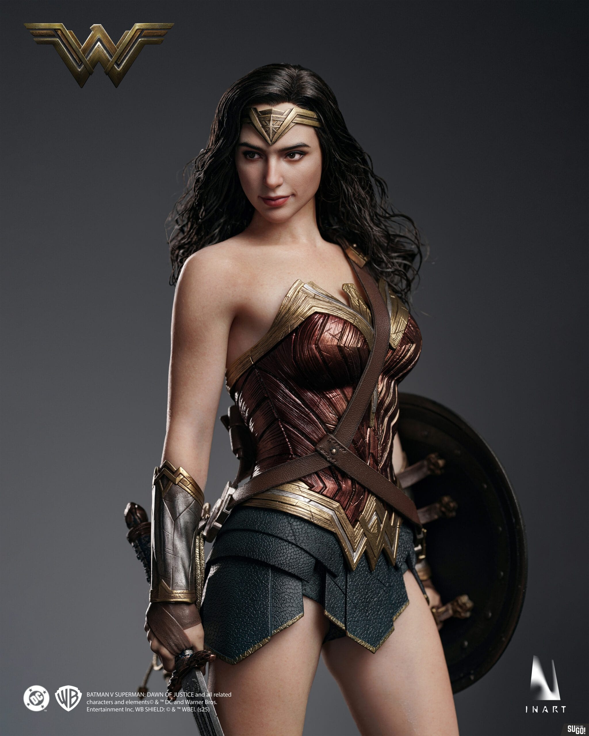 INART DC Batman v Superman: Dawn of Justice Wonder Woman 1/6 Action Figure