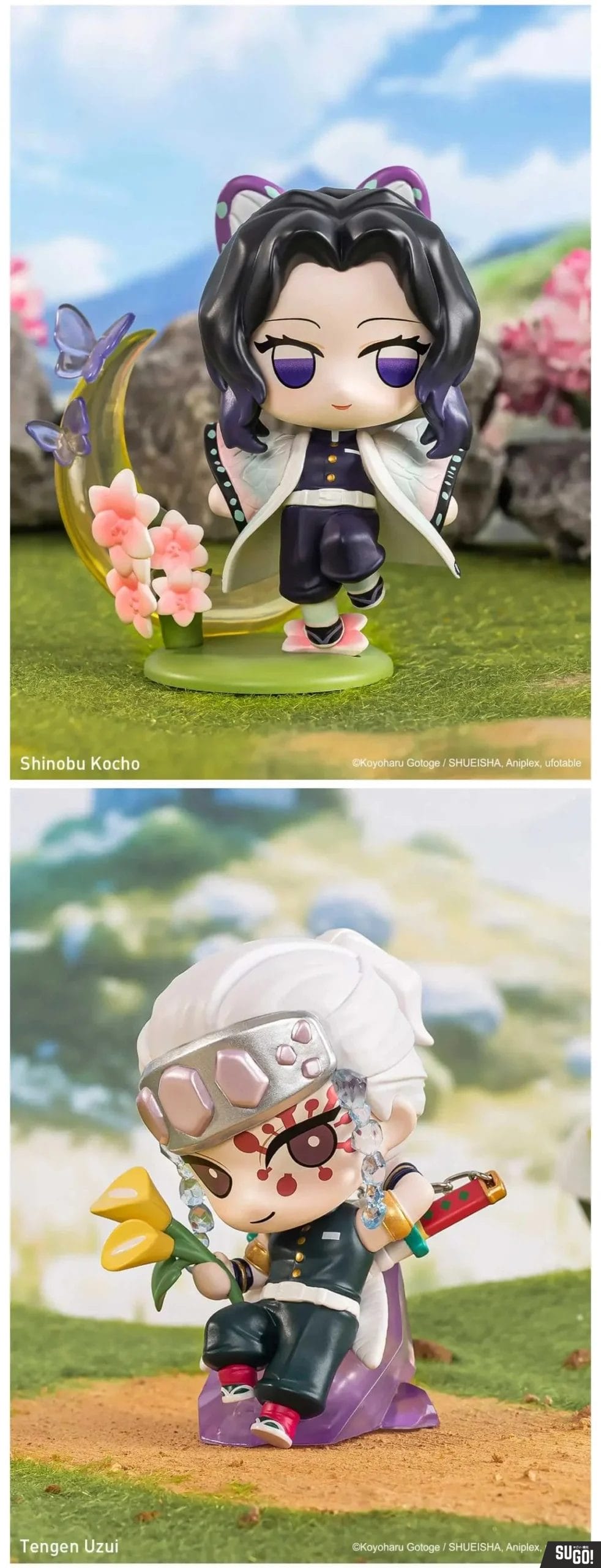 POP MART Demon World フィギュア 約10cm POP Mart Demon Slayer: Kimetsu no Yaiba Birth Flower Series