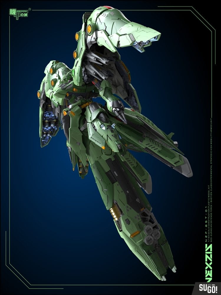 Mechanicore NZF-BST-01 Nexzis Green Mantis Articulated 1/44 Model Kit